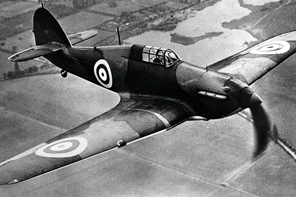 An Allied fighter plane in World War II. Courtesy BBC. 
